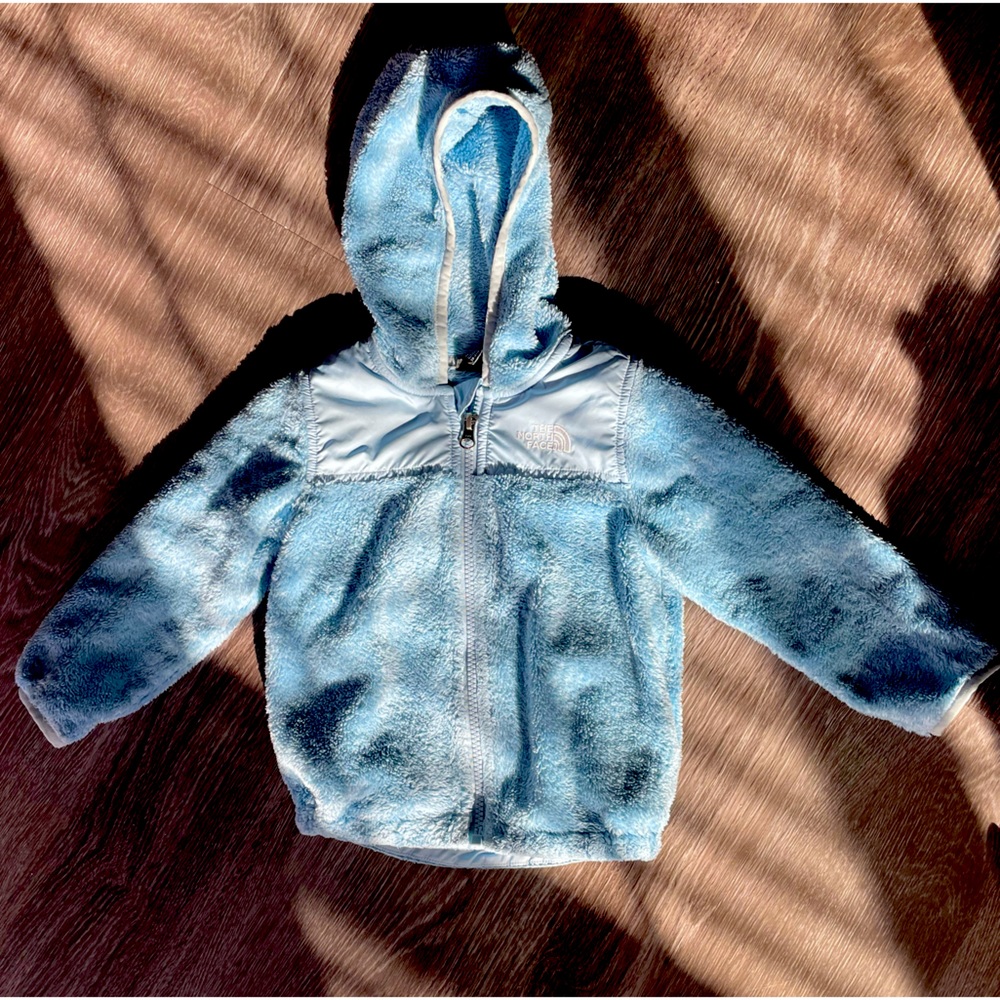 Light Blue north face jacket